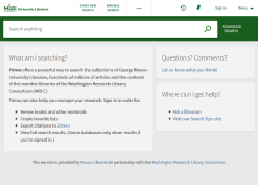Library Search screen shot