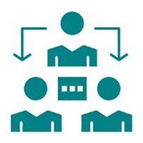 People hierarchy icon representing the social sciences