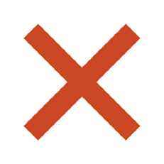 Red X icon